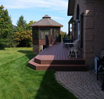 Home Remodeling - Gazebo And Deck Built By SKL Group In Port Perry ONTARIO